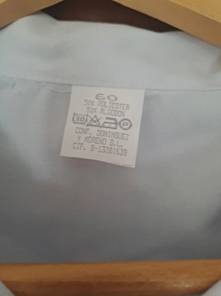 Chaqueta de trabajo blanca talla 60