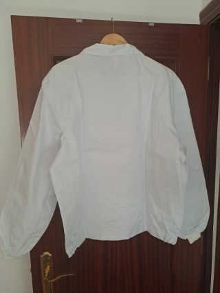 Chaqueta de trabajo blanca talla 60