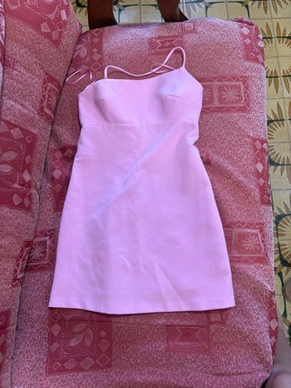 Vestido Zara Rosa Talla XS