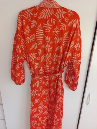 Kimono Zara Naranja Talla S