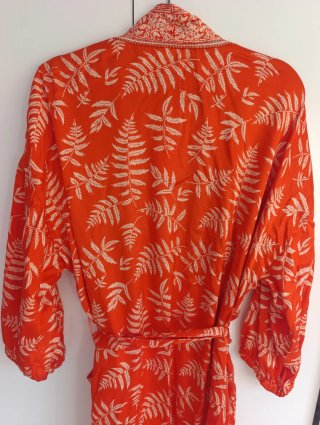Kimono Zara Naranja Talla S