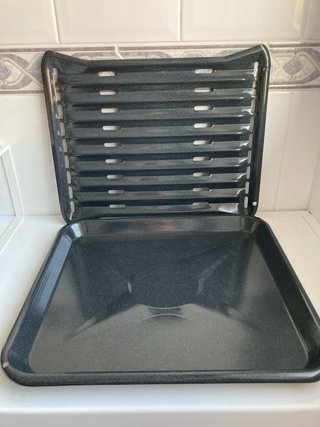 Bandeja horno con parrilla  Antiadherente Metal