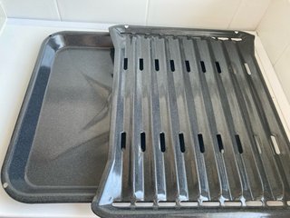 Bandeja horno con parrilla  Antiadherente Metal