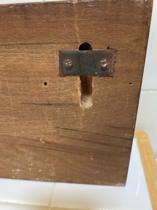 Perchero madera estilo medieval