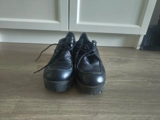 Mocasines negros mujer