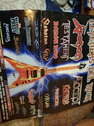 Cartel Leyendas del Rock Venom Testament Accept,