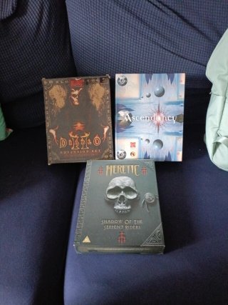 Lote Juegos PC: Diablo, Heretic, Ascendancy