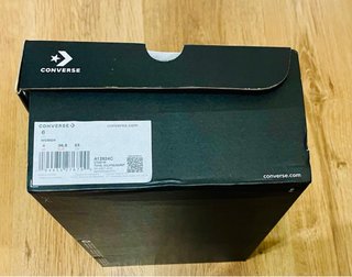 Converse Cuero Negras Talla 36.5 con Cadenas