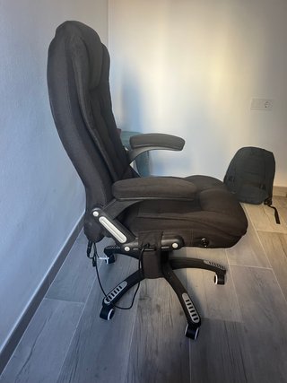 Silla de escritorio gamer negra
