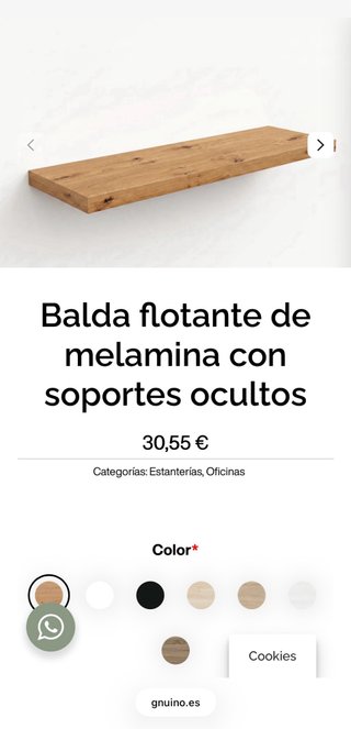 Enpresa : GNUINO Tablero melamina a medida