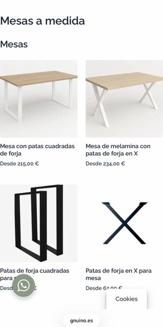 Enpresa : GNUINO Tablero melamina a medida