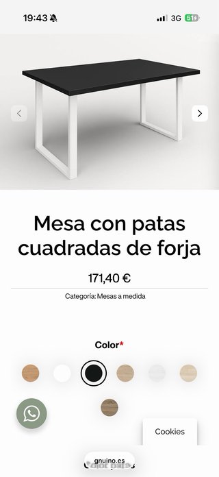 Enpresa : GNUINO Tablero melamina a medida