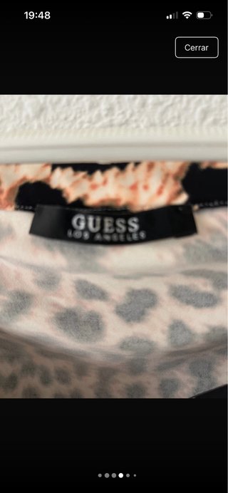 Blusa animal print manga corta