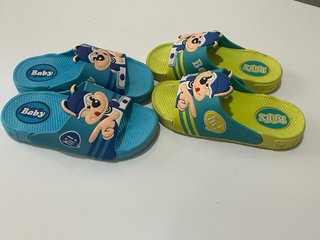 Lote 2 Pares Chanclas Infantiles Talla 31