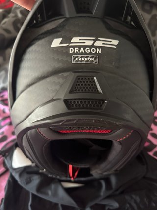 Casco LS2 Carbono Dragon Talla XS