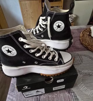 Zapatillas Converse Negras Plataforma