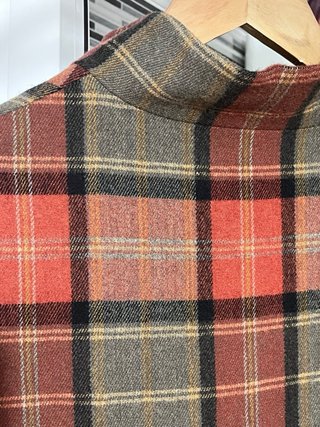 Chaqueta Yohji Yamamoto Lana Tartán Talla M