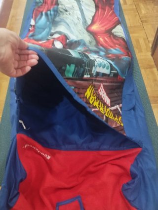 Saco Cama Hinchable Spiderman Niño