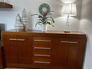Mesa comedor y 6 sillas madera