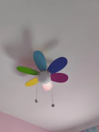Lámpara Ventilador Infantil Multicolor