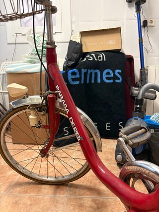 Bicicleta Rabasa Derbi Roja  Finales de años 60