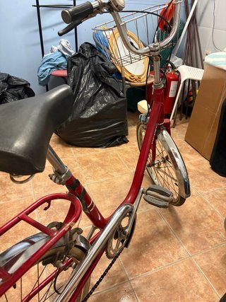 Bicicleta Rabasa Derbi Roja  Finales de años 60
