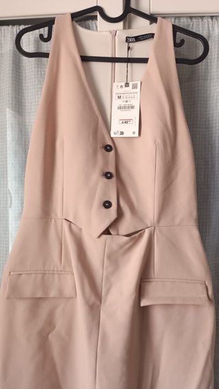 Vestido Zara Rosa Talla M