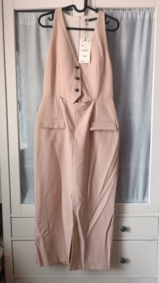 Vestido Zara Rosa Talla M