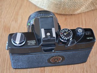 Minolta SRT Super Cámara Negra