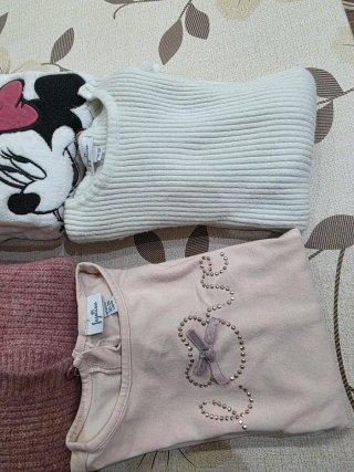 Set 3 magliette e 1 cardigan bambina