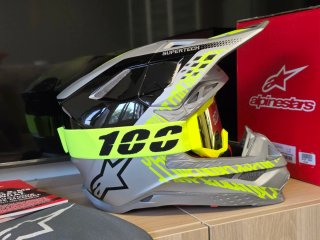 Casco Alpinestars SuperTech M8 talla M SM8 mx moto