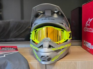 Casco Alpinestars SuperTech M8 talla M SM8 mx moto