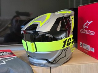 Casco Alpinestars SuperTech M8 talla M SM8 mx moto