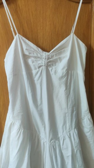 Vestido largo blanco tirantes