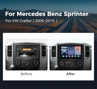 Pantalla radio Para mercedes-benz Sprinter W906 VW
