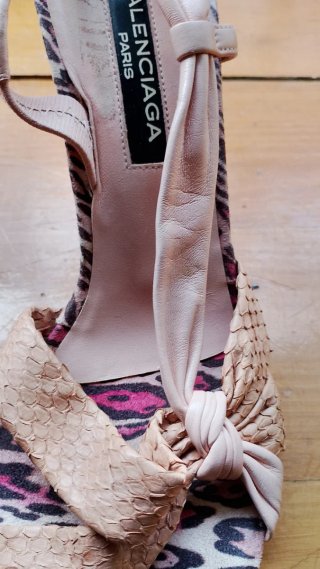 Sandalias Balenciaga Piel Animal Print