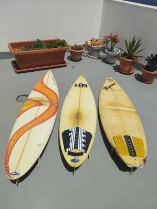 3 Tablas de Surf Vintage 80s