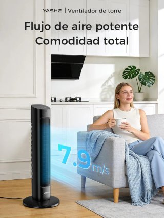 Ventilador Torre YASHE 32 con Mando