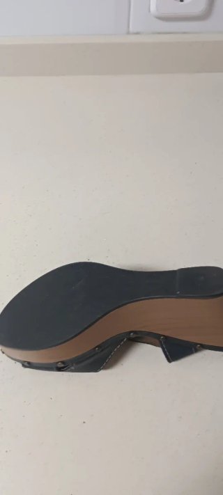 Sandalias de plataforma negras