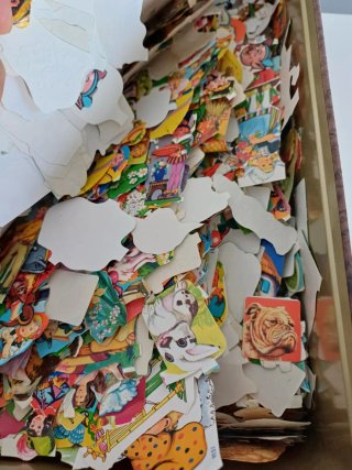 Cromos troquelados vintage