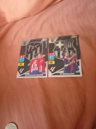 Cromos Fútbol Atlético de Madrid y FC Barcelona
