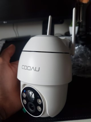 Set Doble Cámara Vigilancia COOAU C7 Wifi