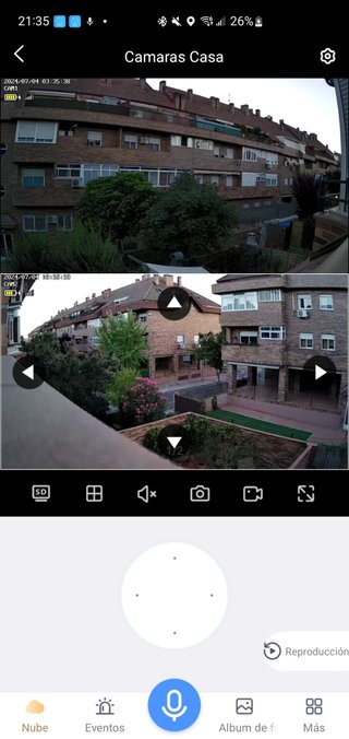 Set Doble Cámara Vigilancia COOAU C7 Wifi