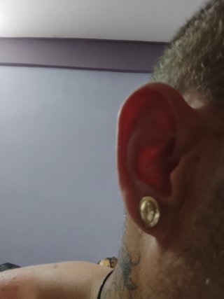 Pendientes de oro Virgen
