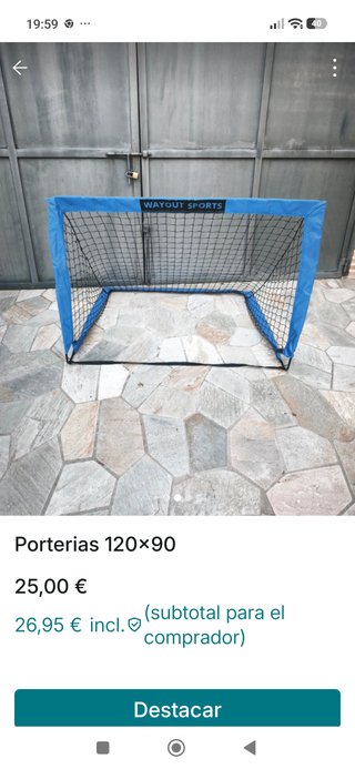Porte da calcio 120x90 (2 unità)