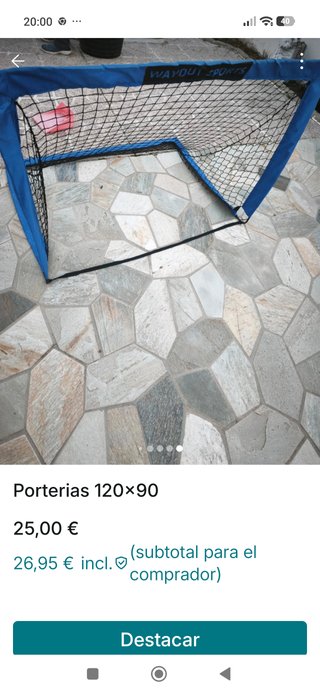 Porte da calcio 120x90 (2 unità)