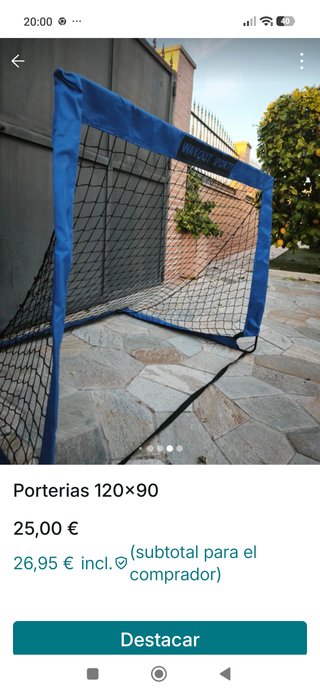 Porte da calcio 120x90 (2 unità)