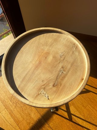 Mesa auxiliar madera