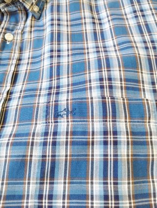 Camisa Paul & Shark cuadros azul multicolor