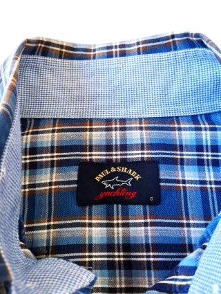 Camisa Paul & Shark cuadros azul multicolor